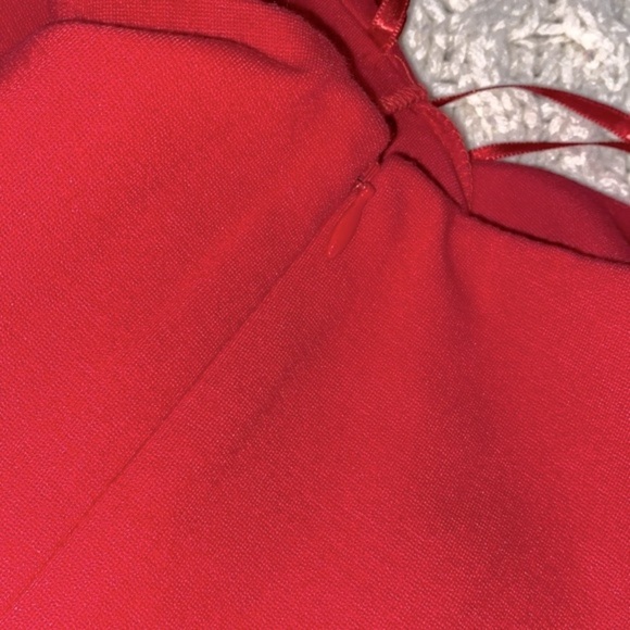 Talbots red dress size 10 petite - Picture 5 of 7